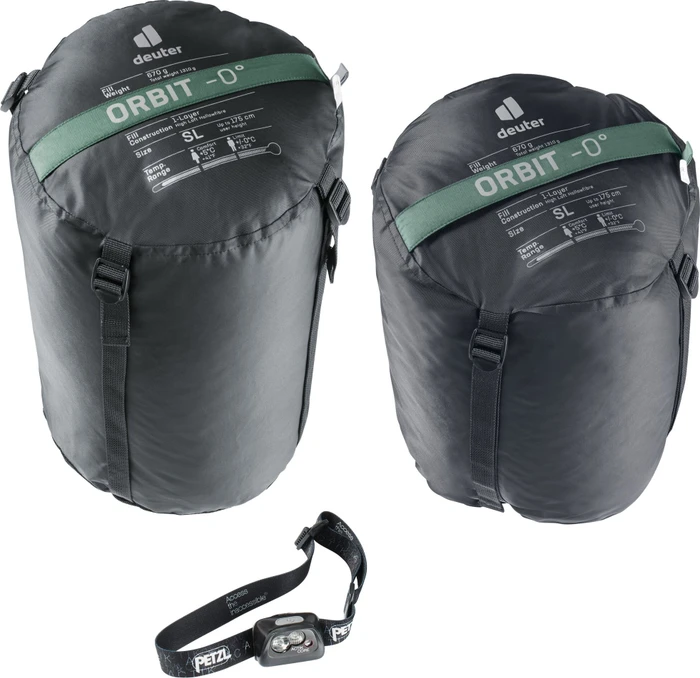 Deuter Orbit 0° SL Mumienschlafsack ivy/sage