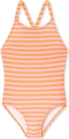 Schiesser Aqua Streifen Badeanzug hellrot (Junior)