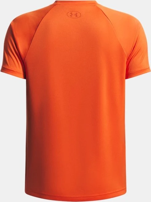 Under Armour Tech Big Logo Funktionsshirt kurzarm orange base (Junior)