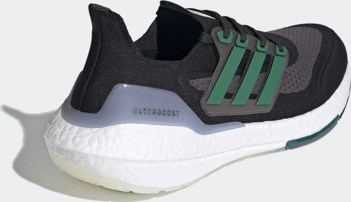 adidas Ultraboost 21 core black/sub green/grey five (Herren)