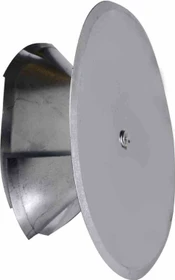 Firefix Kaminlochdeckel silber