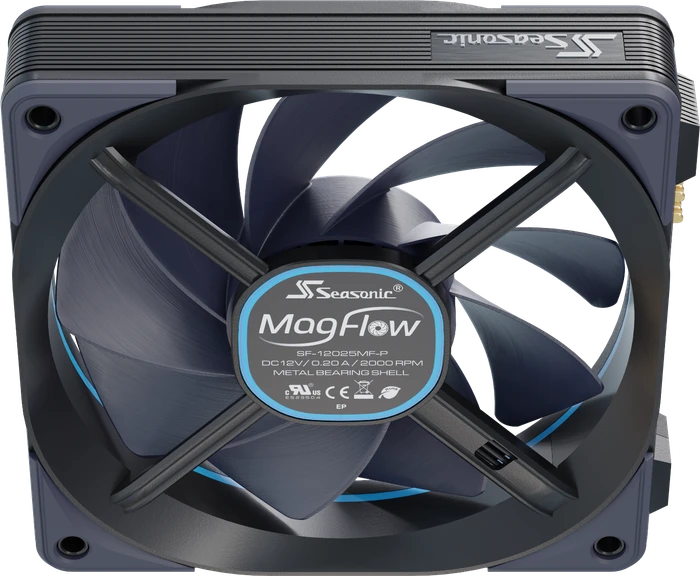 Seasonic MagFlow 1225 PWM, 120mm, 3er-Pack