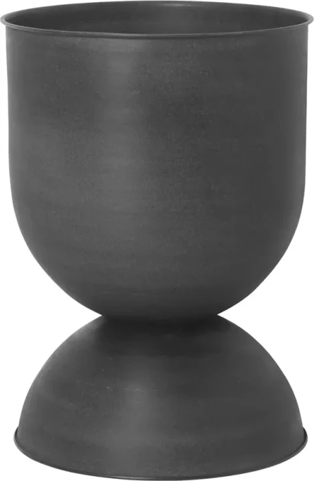 Ferm Living Hourglass Blumentopf L 50cm schwarz