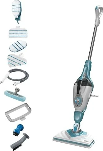 Black&Decker BHSM166DSM Dampfbesen mit Dampfhandschuh