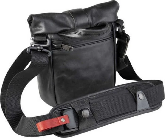Wotancraft Pilot Travel Camera Bag 2L Black Leather