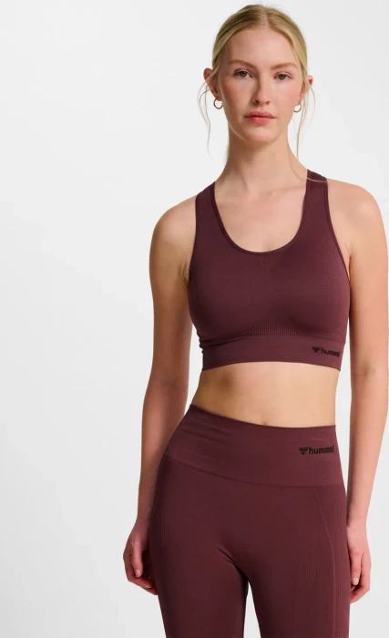 hummel Seamless Sports Top Funktionsshirt ärmellos fudge (Damen)