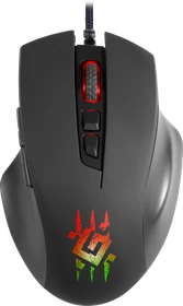 Defender Wolverine GM-700L RGB Gaming Mouse schwarz, USB