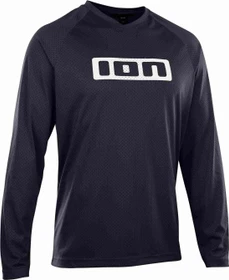 ION MTB Logo Trikot langarm schwarz