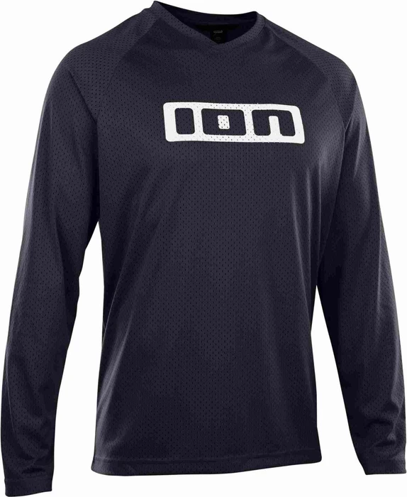 ION MTB Logo Trikot langarm schwarz