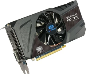 Sapphire Radeon HD 7770 GHz Edition OC, 1GB GDDR5, DVI, HDMI, 2x mDP, lite retail