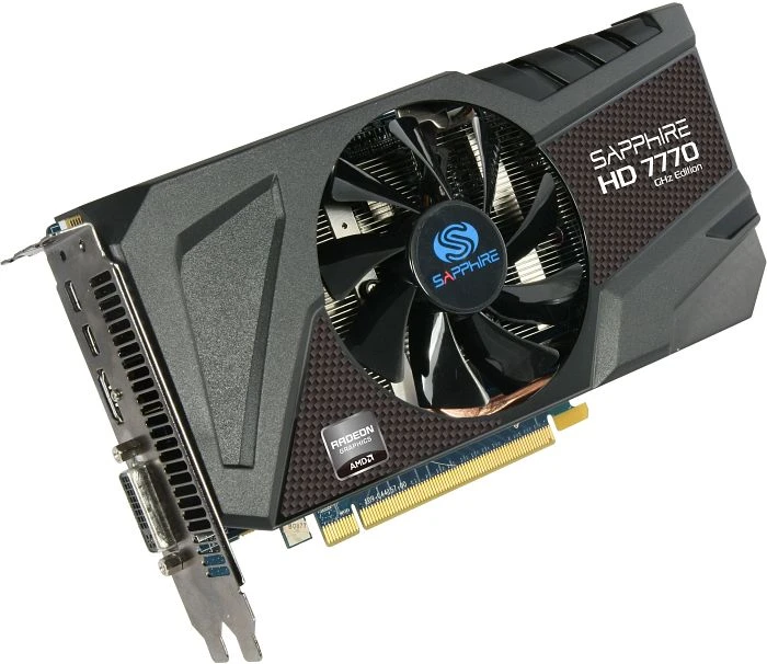 Sapphire Radeon HD 7770 GHz Edition OC, 1GB GDDR5, DVI, HDMI, 2x mDP, lite retail