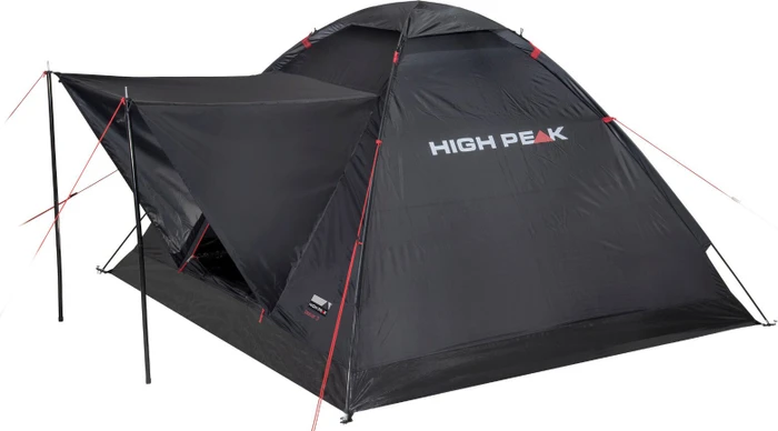 High Peak Beaver 3 Kuppelzelt schwarz