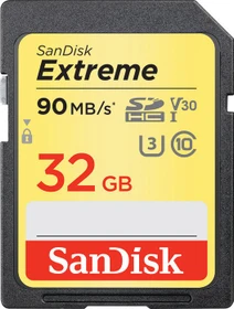 SanDisk Extreme R90/W40 32GB, UHS-I U3, Class 10