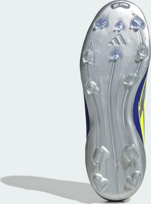 adidas F50 League Messi FG/MG silver metallic/solar yellow/lucid blue (Junior)