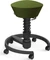 Aeris Swopper New Edition Bürohocker mit Rollen, Feder Standard, Gestell Alu schwarz, Bezug Wollmischung Select grün Vorschaubild