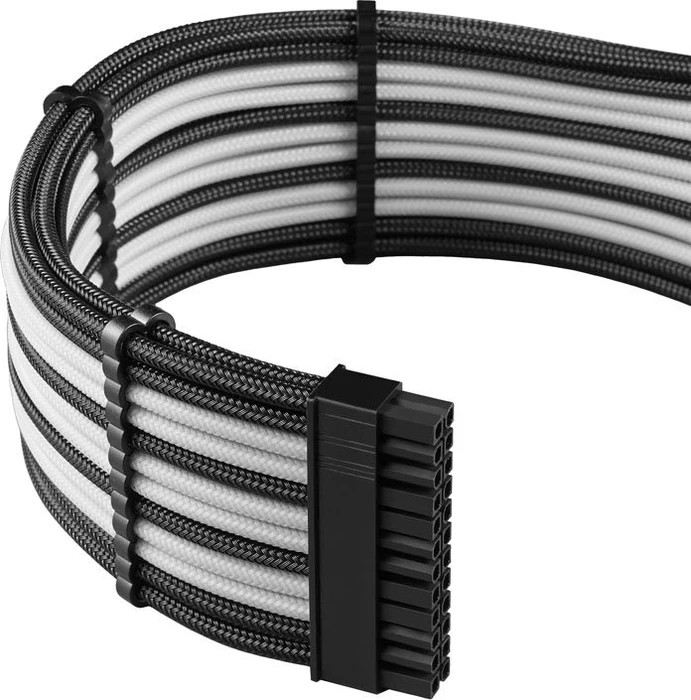 CableMod Pro ModMesh 12VHPWR Cable Extension Kit, schwarz/weiß