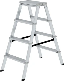 Günzburger Steigtechnik Alu 2-tlg. Stehleiter, 2x 4 Stufen