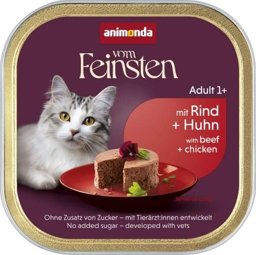 animonda Vom Feinsten Adult Rind + Huhn, 3.20kg (32x 100g)