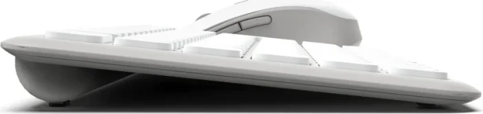 Hama WKM-500 Multi-Device-Tastatur-Maus-Set, klein, weiß, USB/Bluetooth, DE