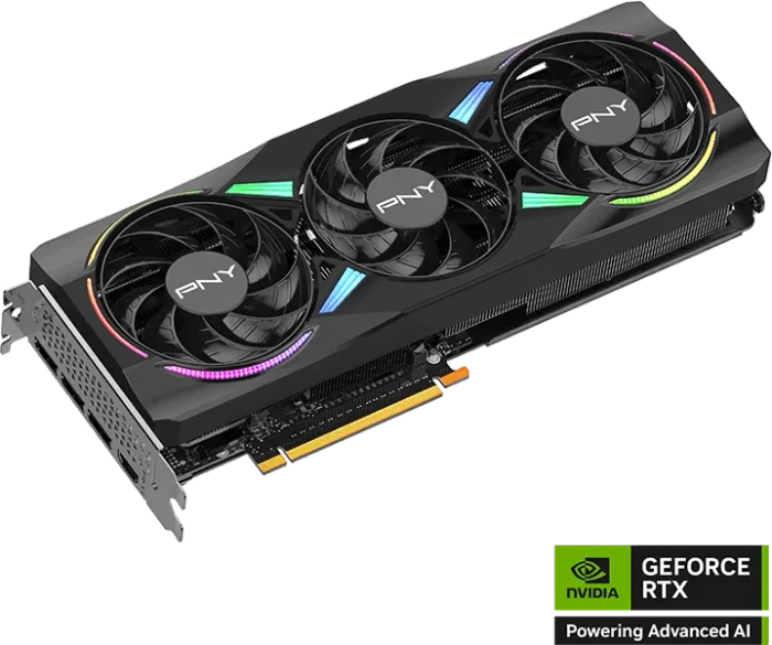 PNY GeForce RTX 5070 ARGB Epic-X RGB Overclocked Triple Fan, 12GB GDDR7, HDMI, 3x DP