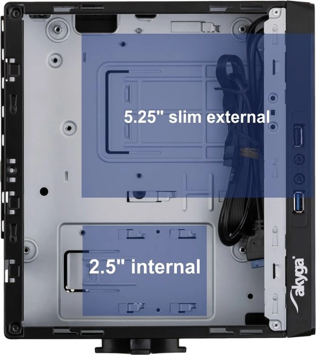Akyga AK-101-01BK VESA, Mini-ITX, 150W