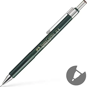 Faber-Castell TK-Fine 9715 Druckbleistift HB 0.5mm graphit, grün