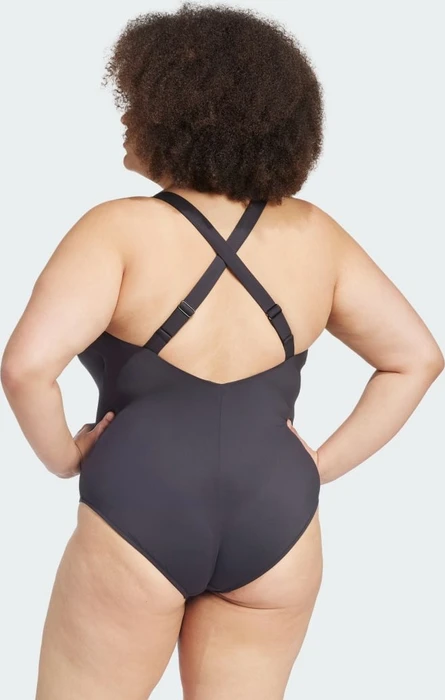 adidas Iconisea Padded Premium X-Back Badeanzug schwarz/weiß (Damen)