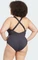 adidas Iconisea Padded Premium X-Back Badeanzug schwarz/weiß (Damen) Vorschaubild