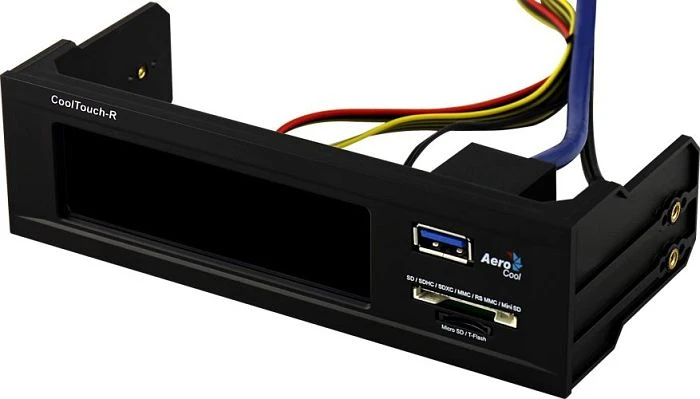 AeroCool CoolTouch-R schwarz, 5.25" Lüftersteuerung 4-Kanal