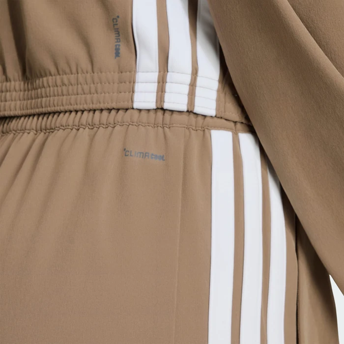 adidas Train Essentials 3-Streifen Woven Trainingshose lang khaki six (Damen)
