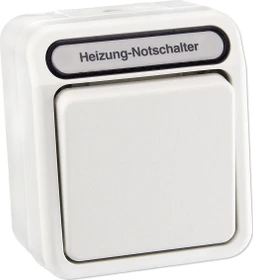 Merten Aquastar Heizungs-Notschalter, polarweiß