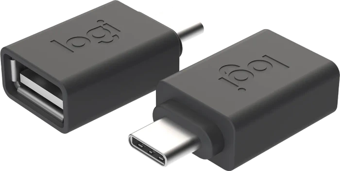 Logitech USB-Adapter USB-C 2.0 [Stecker] auf USB-A 2.0 [Buchse]
