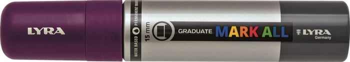 Lyra Graduate Mark All Permanentmarker 15mm violett