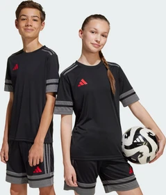 adidas Squadra 25 Trikot kurzarm black/team grey four/pure ruby (Junior)