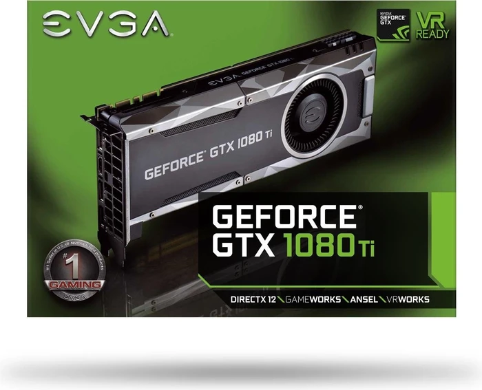 EVGA GeForce GTX 1080 Ti Gaming, 11GB GDDR5X, HDMI, 3x DP