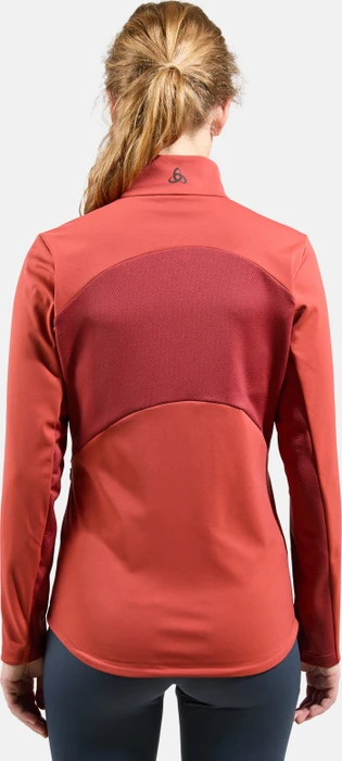 Odlo Markenes Funktionsjacke cinnabar/spiced apple (Damen)
