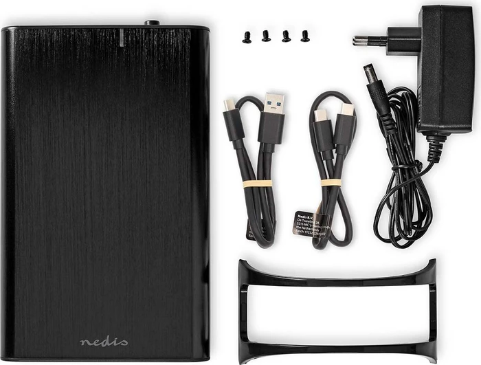 Nedis Festplattengehäuse, 3.5", USB-C 3.0