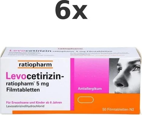 Levocetirizin-ratiopharm 5mg Filmtabletten
