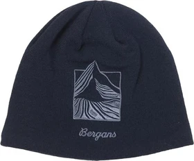 Bergans Rabot Fleece Lined Wool Beanie navy blue (Damen)