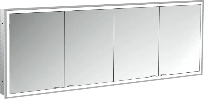 Emco Prime Facelift LED-Lichtspiegelschrank 200cm, 4 Türen, Unterputzmodell