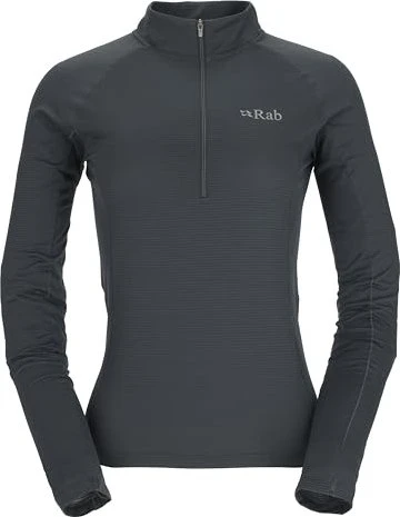 Rab Sonic LS Zip Funktionsshirt langarm beluga (Damen)