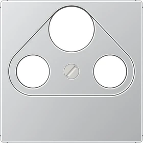 Jung Abdeckung Universal SAT/BK-Dose, aluminium