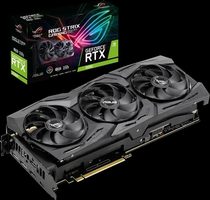 ASUS ROG Strix GeForce RTX 2080, ROG-STRIX-RTX2080-8G-GAMING, 8GB GDDR6, 2x HDMI, USB-C, 2x DP