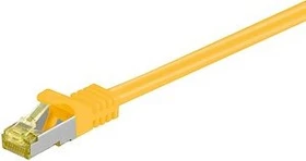 goobay Patchkabel, Cat7/Cat6a, S/FTP, RJ-45/RJ-45, 10m, gelb