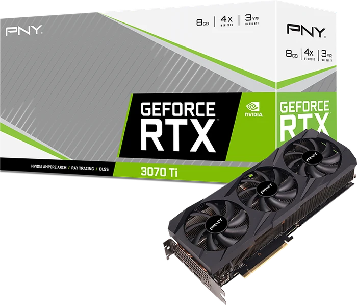PNY GeForce RTX 3070 Ti Verto Triple Fan, 8GB GDDR6X, HDMI, 3x DP