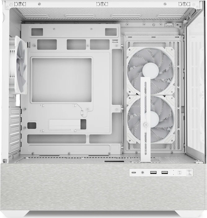 Sharkoon MK7 ARGB White, Glasfenster