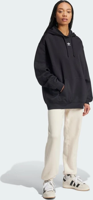 adidas Essentials Oversized Hoodie schwarz (Damen)