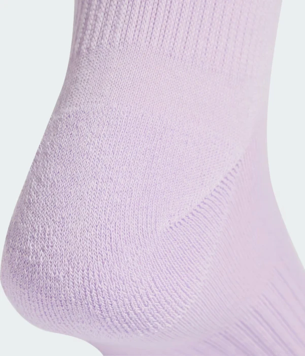 adidas Logo Socken light grey heather/white/ice lavender, 3 Paare