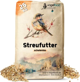 Vogelfood Streufutter schalenlos, 25kg
