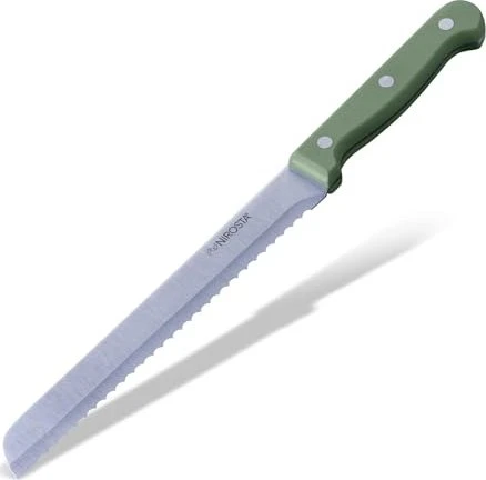 Fackelmann Nirosta Brotmesser Trio 20cm grün